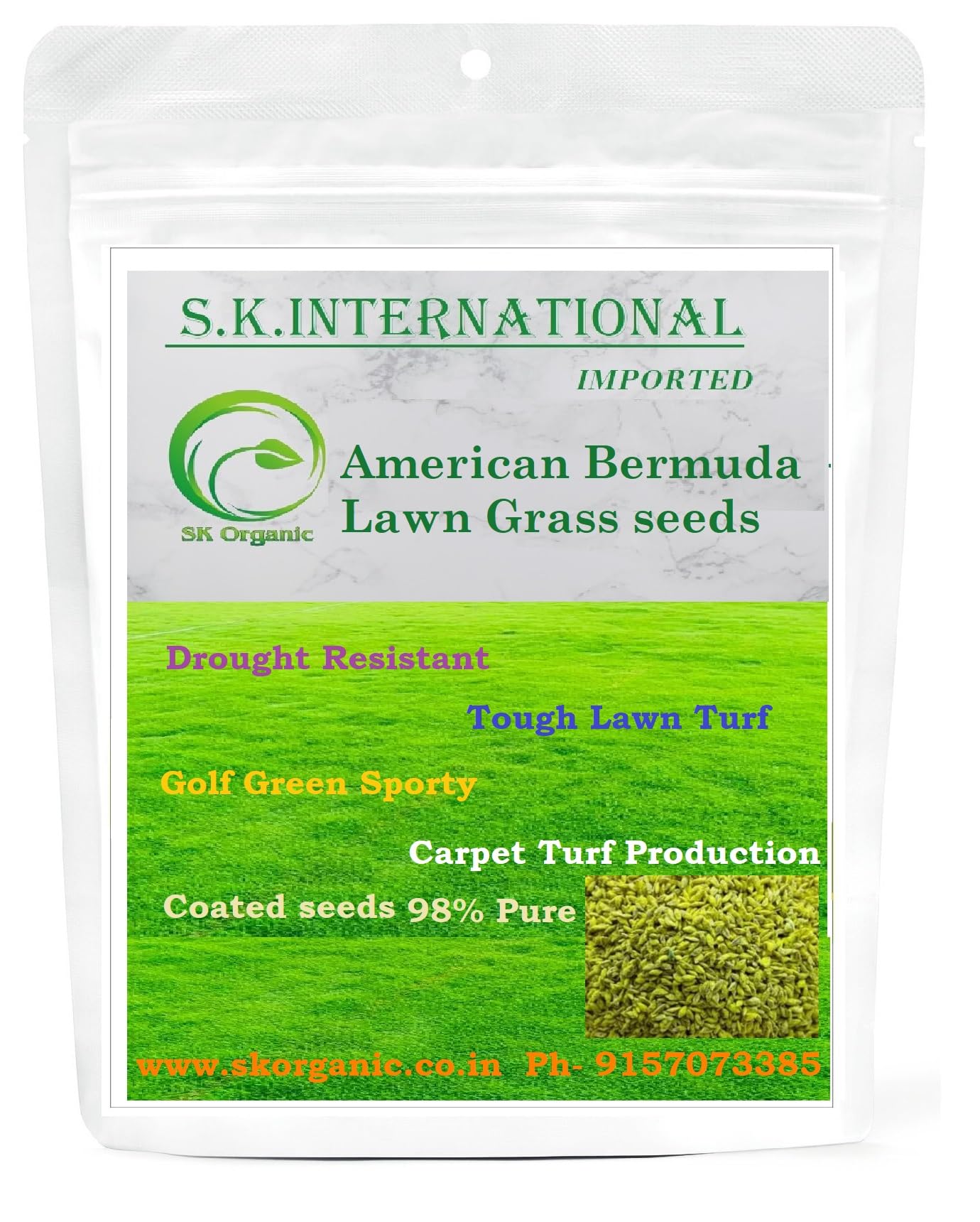 Imported Bermuda Grass Seeds, American Variety, Fast Germination, Heat Resistant, Low Maintenance, Green Turf (1kg) (B0CZ7BLB3Y) Amazon Price History, Amazon Price Tracker