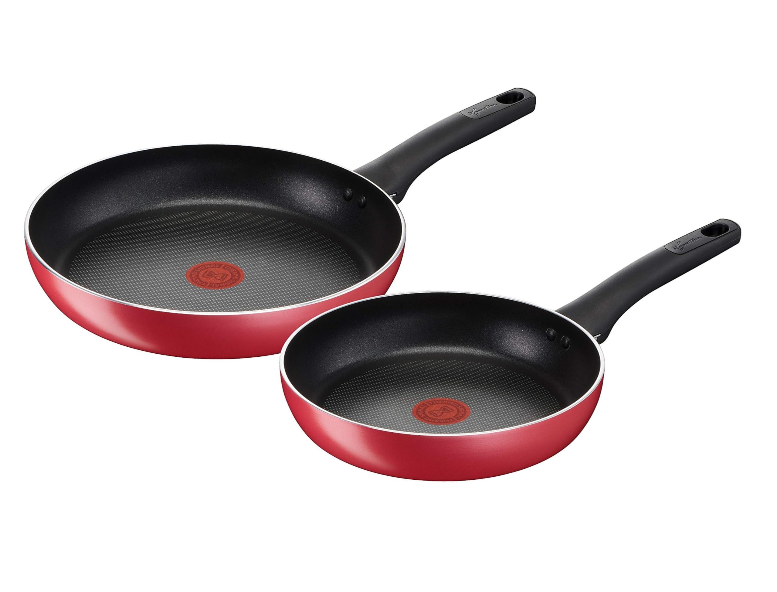 Lagostina Cucina Mediterranea, Set Padelle Antiaderenti Ø 24/28 cm