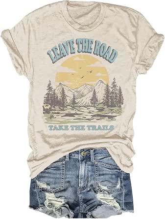 Women's Nature Camping Mountain Hiking Lovers Shirt