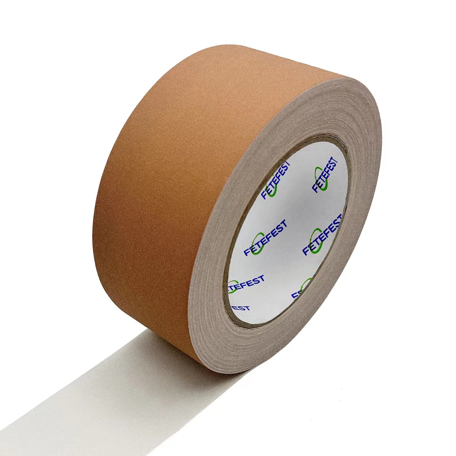Cinta adhesiva marrón robusta, 5 cm x 27,5 m, cinta adhesiva profesional, sin reflejos, sin residuos, desgarrable a mano, autoadhesiva, versátil de usar (marrón, 5 cm x 27,5 m)