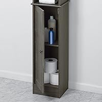 Vista 6 de Zenna Home Torre de ropa de baño, 5 niveles, almacenamiento de baño, gris