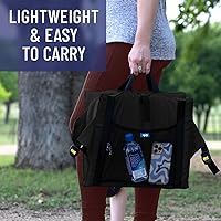 Vista 4 de Everlasting Comfort Stadium Seats with Back Support - Adjustable Memory Foam Bleacher Chairs with Back and Cushion, Portable, Easy Folding Stadium