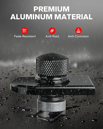 Miniatura 3 de Amazicha Cubierta de perilla de montaje de tornillo para Harley Davidson Fender 1997-2024