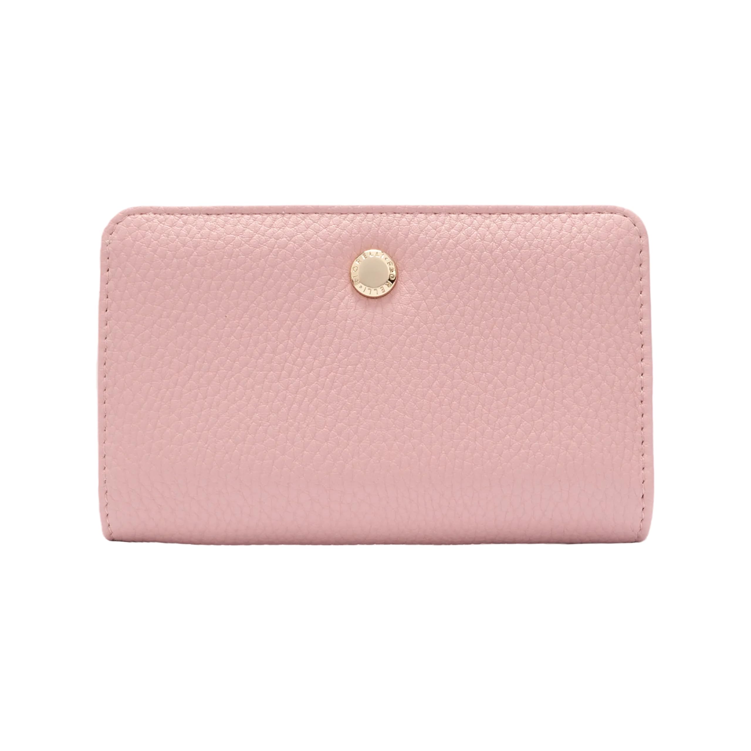 Fiorelli Women's Stevie Elongated Bifold Purse, Slim Wallet with Popper Closure, Zip Compartment, 4 Card Slots, Faux Leather, Pink Serene