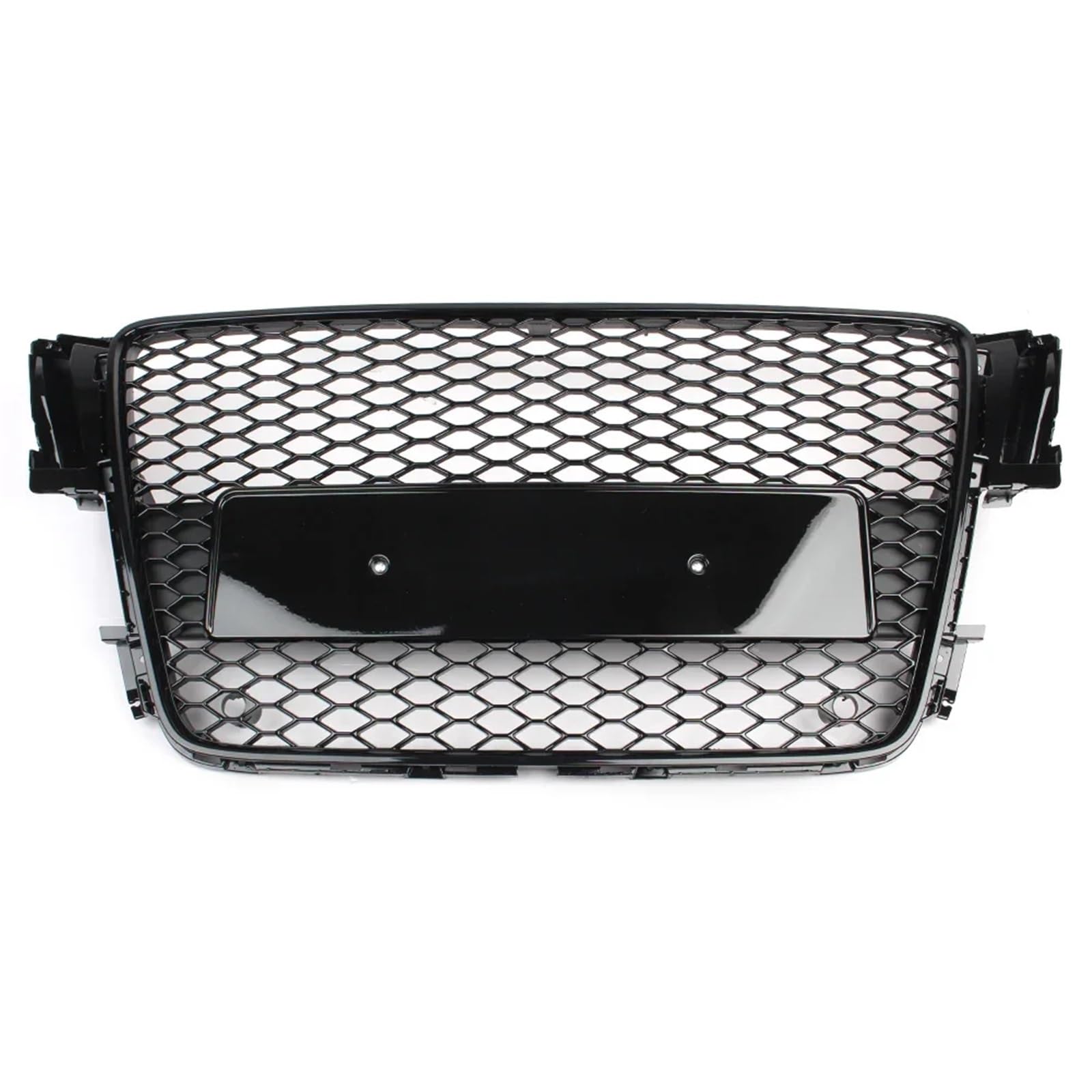 Grille Avant Pour Pare-chocs Audi A5 / S5 / RS5 B8.5 (2008-2012) - Noir Brillant - Compatible 8T0807681F - Protection Phare Antibrouillard