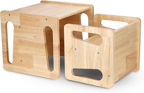 Taburete Stpe de madera