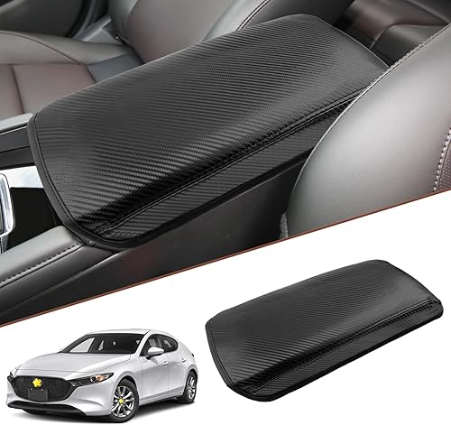SKTU Funda de consola central para Mazda 3 Mazda3 2023 2024 2025 2026 2023 2024 2025 2026 Mazda3 2024 2025 2026 Mazda3 cubierta de caja de asiento