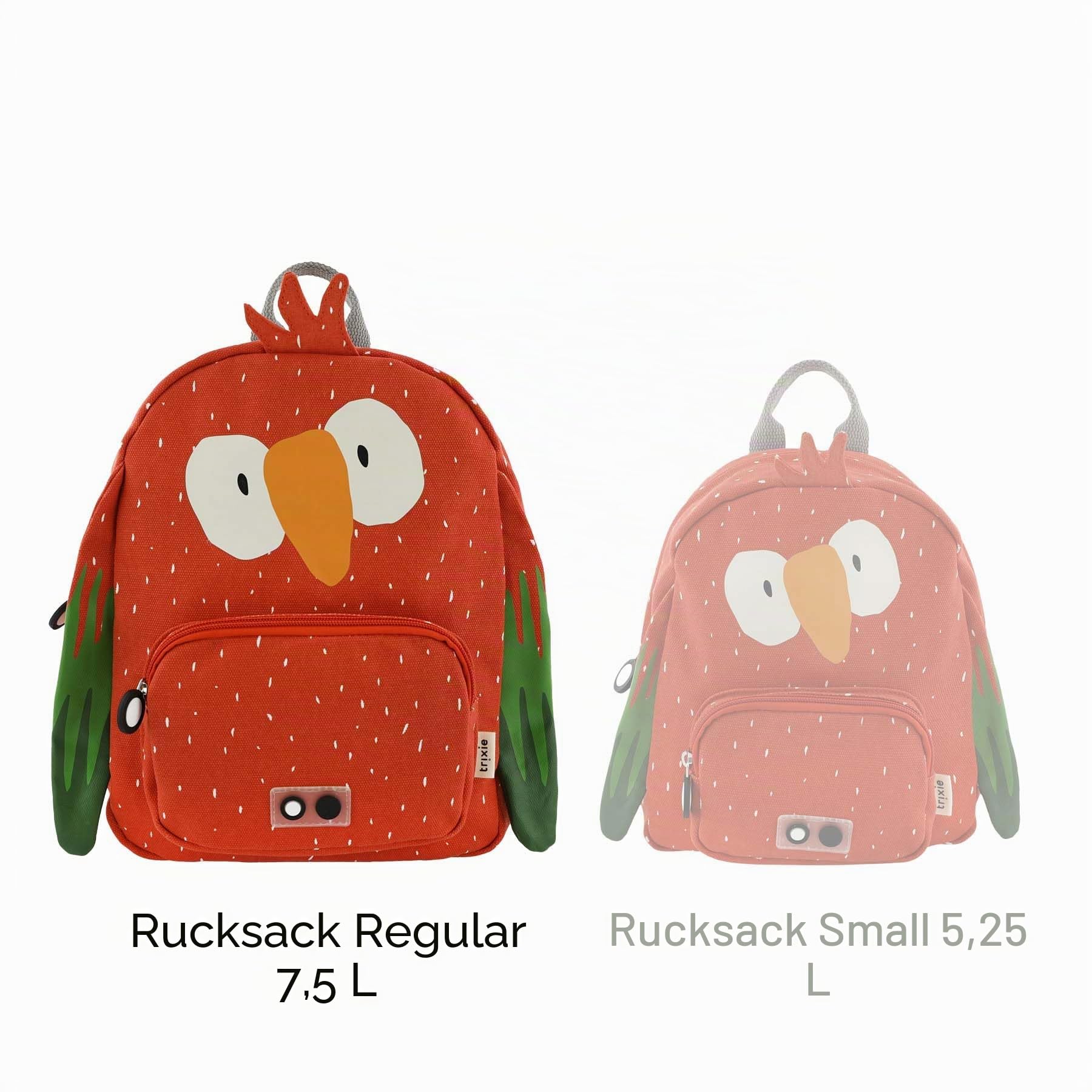 Trixie Kindergartenrucksack Mädchen, Vorschulrucksack mit Brustgurt Rucksack