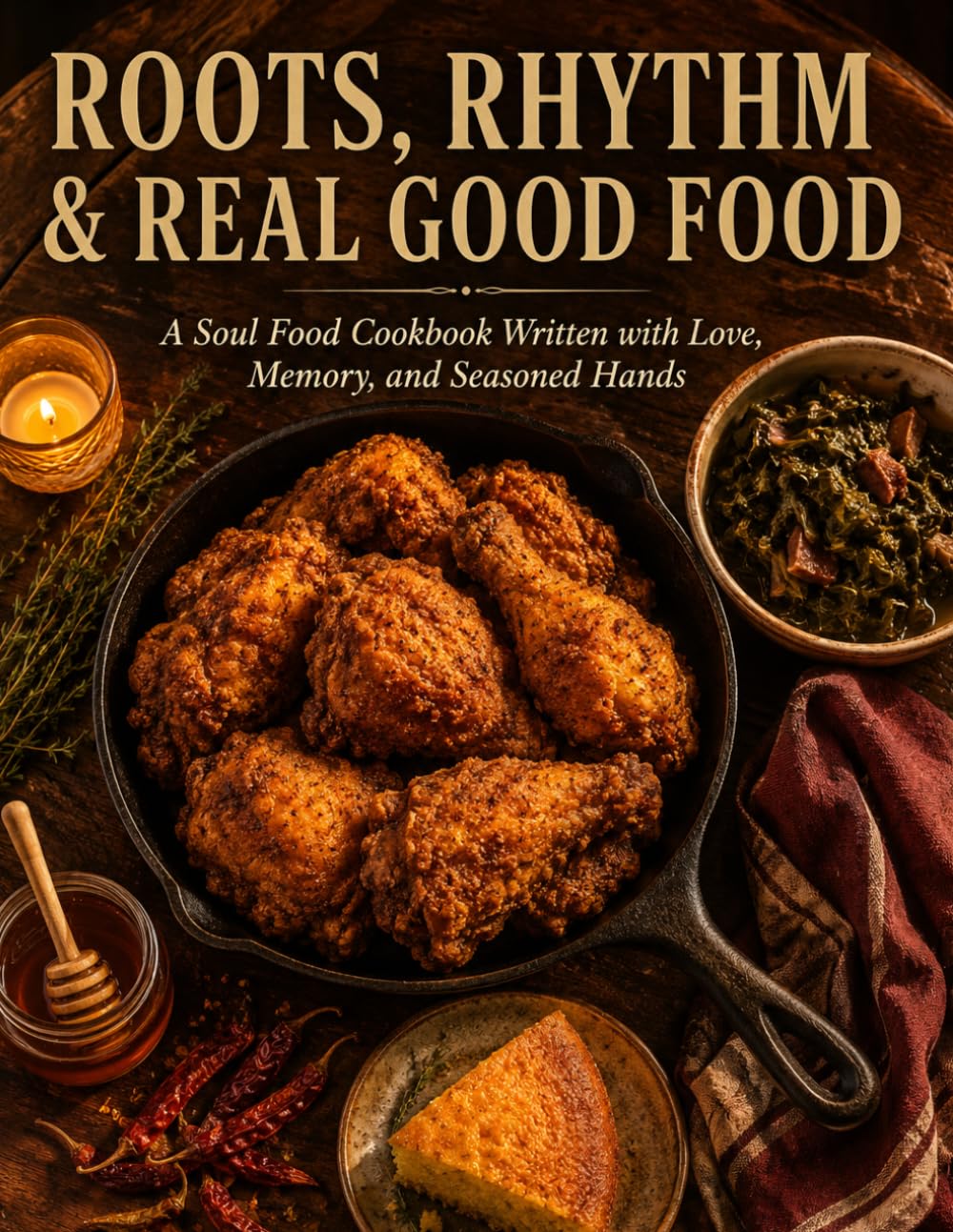 Roots, Rhythm & Real Good Food: A Soul Food Cookbook Written with Love, Memory, and Seasoned Hands