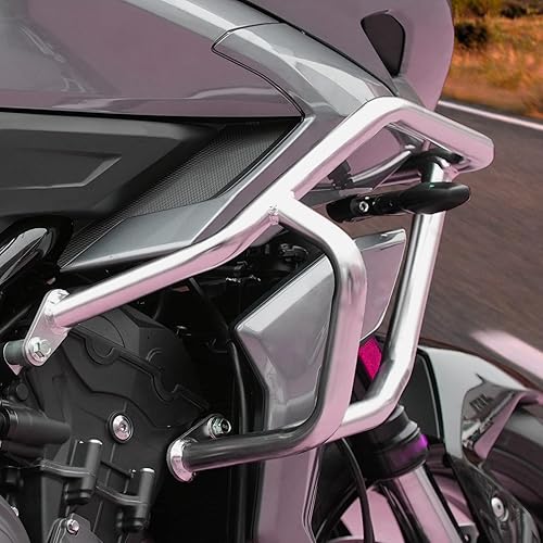 TAZGANTAX Barra de choque de acero inoxidable para motocicleta Tiger Sport660, protector de motor, protector de carenado superior compatible con