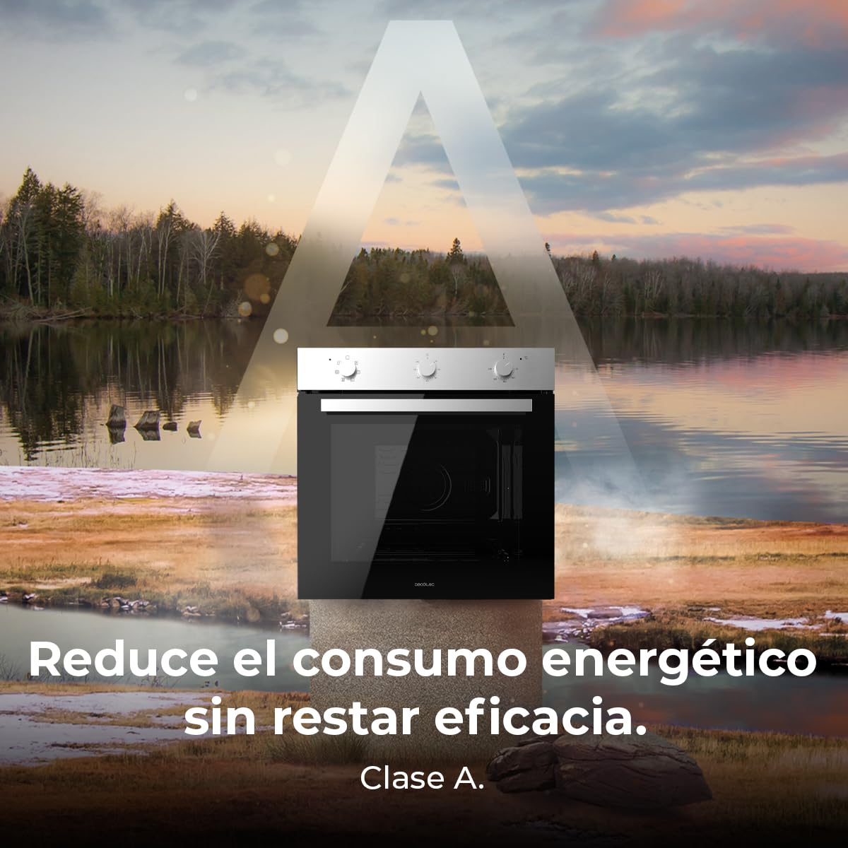 Cecotec Horno Integrable Multifunción 70L Bolero Hexa M236000 Inox Time. 2800W, 6 Funciones, Temporizador, Steam Base XXL, Steam Assist, Steam EasyClean, Cooling Fan, Modo Defrost, Eco, Convección