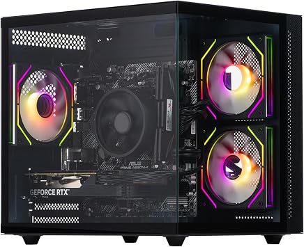 Veno Scorp Gaming PC Bundle Intel Core i7 4th Gen AMD RX580 8GB Graphics Card - 16GB 3200MHz Ram - 1TB NVMe SSD - 550W PSU - Windows 11 - WiFi - 22 Refurb Monitor - 4in1 Bundle - Mini Nem 3 Black