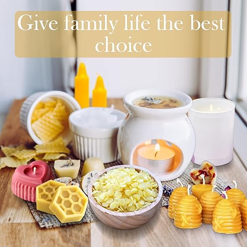 Miniatura 5 de Pellets de cera de abeja de 10 libras para hacer velas, pellets de cera de abeja orgánica para piel, cuentas de cera de abeja, cera de abejas a