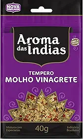 Aromas da Índia Tempero Para Molho De Vinagrete 40 Gramas