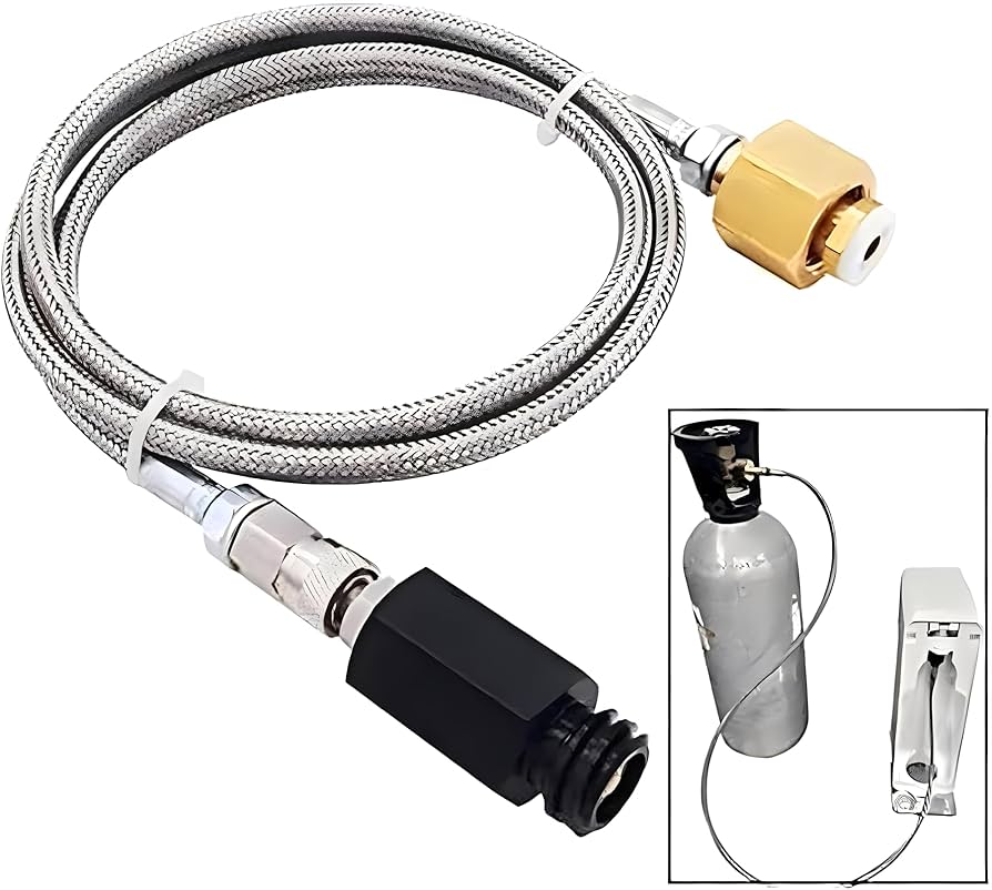 CO2 Adapter Für Soda Maker - TR21-4 Füllstation Mit Schlauch | Für Externe CO2 Tanks