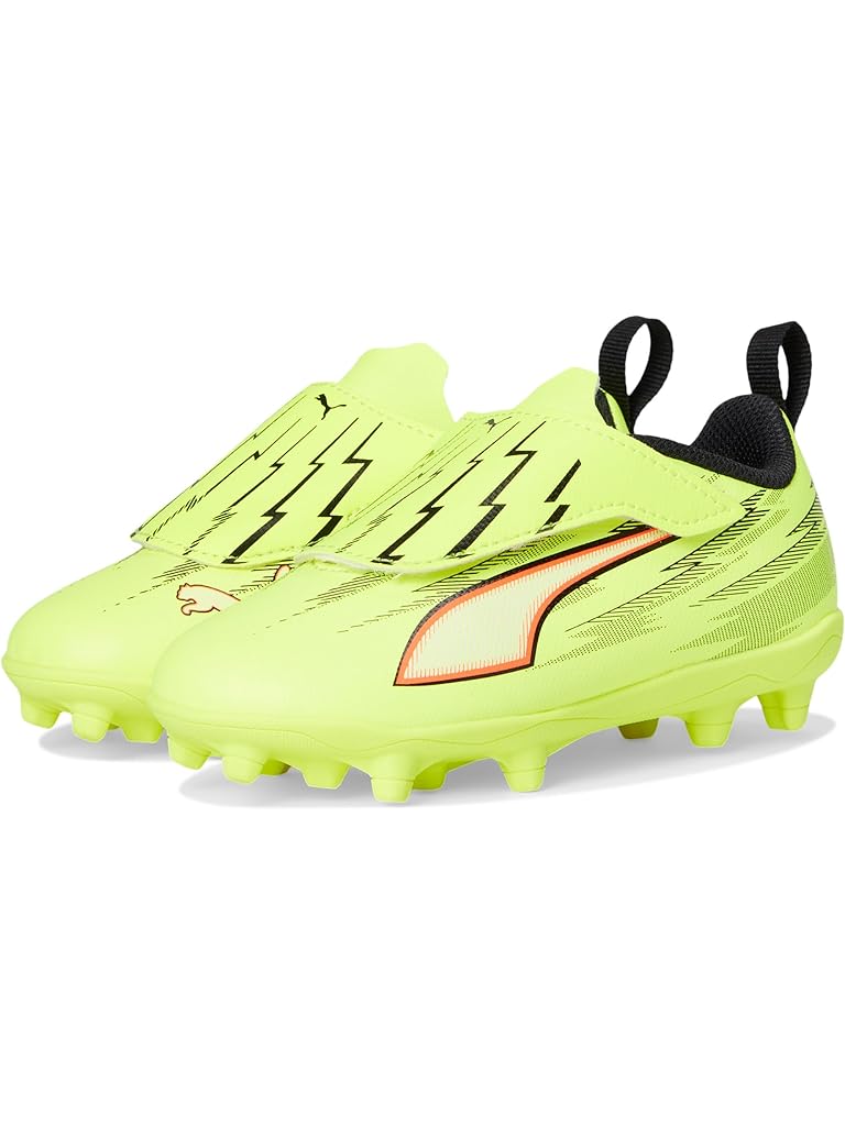 Yellow PUMA Ultra 6 Play Hook And Loop Firm/Artificial Ground Soccer Cleats (Toddler/Little Kid/Big Kid)
