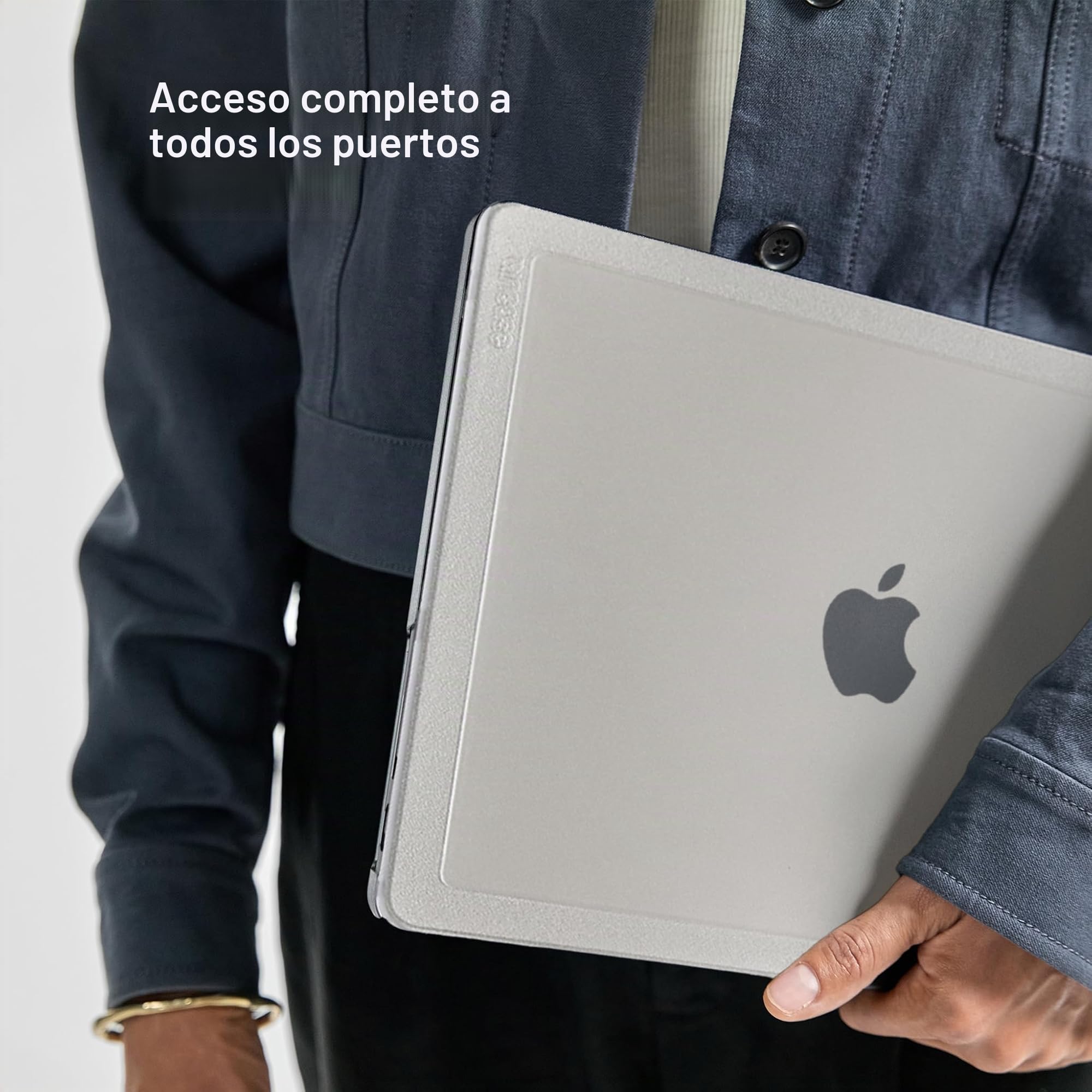Incase Edge Hardshell with Makrolon® - Funda para MacBook Air de 13 Pulgadas - 2025, 2024, 2023, 2022, M4, M3, M2 - Funda para MacBook, Funda para Laptop, Carcasa rígida Protectora, Resistente a los