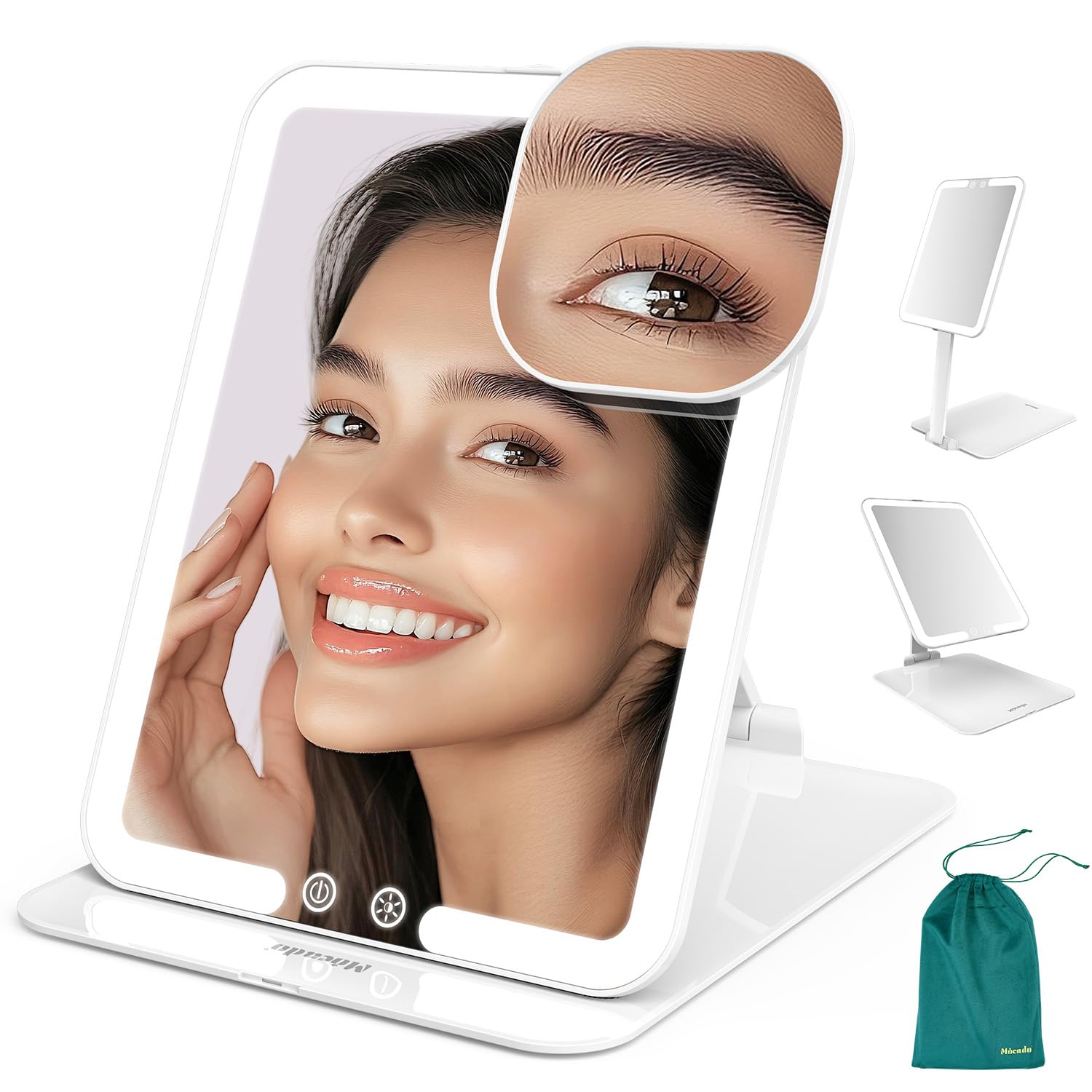 Mocado Travel Makeup Mirror with 10x Attachment