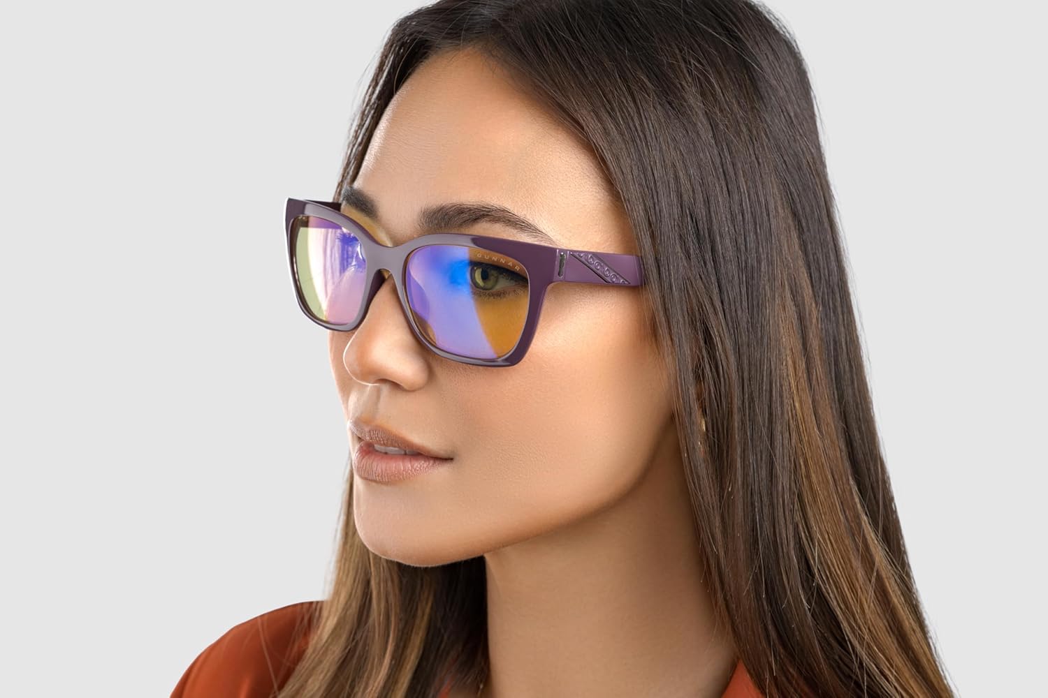 GUNNAR Gaming Glasses - World of Warcraft Sylvanas Clear Lens - Blue Light Blocking Relieve Dry Eye