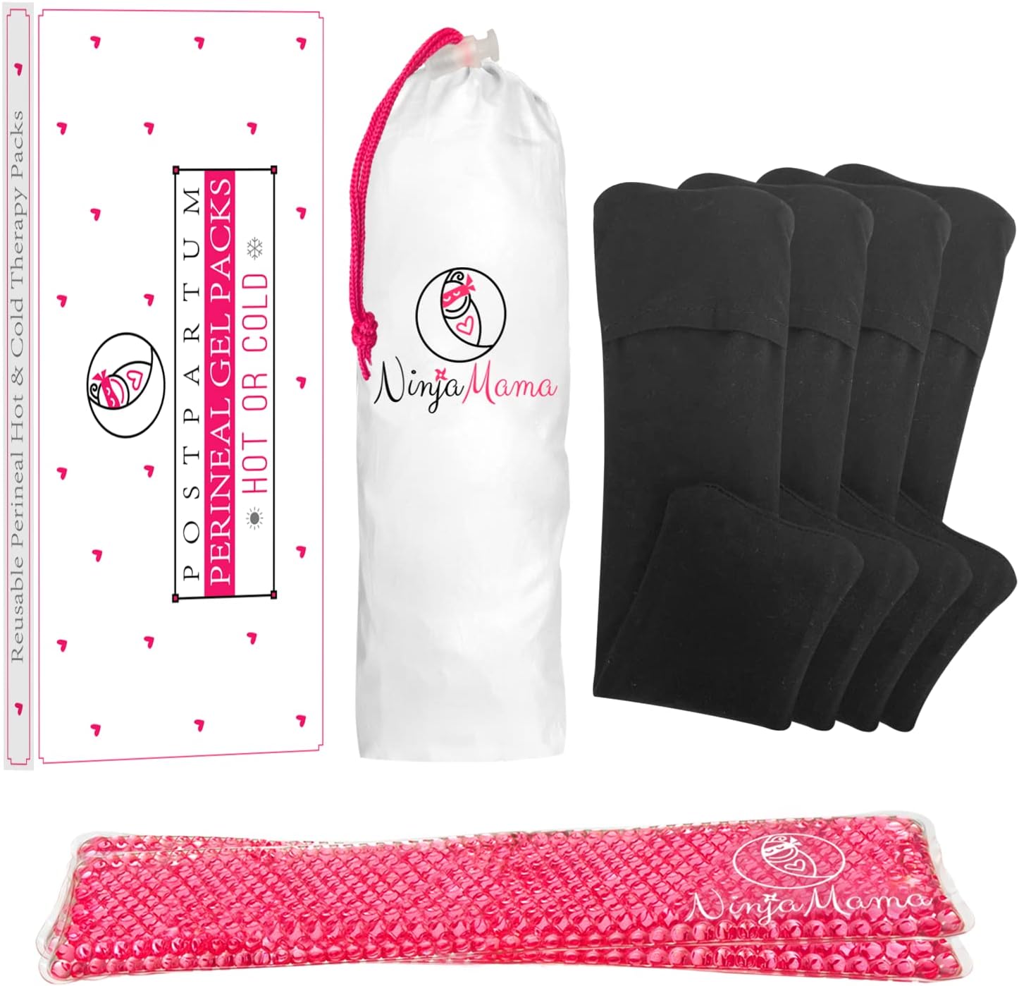 Ninja Mama Perineal Ice and Heat Therapy Packs Pack of 2 for