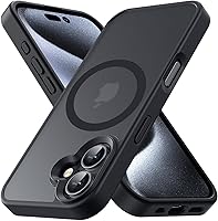 Vista 374 de Yriklso Strong Magnetic Case for iPhone 11 [Compatibilty with MagSafe] Protective Shockproof Cover Phone Case for iPhone 11 6.1" Frosted Purple