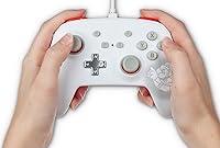 Vista 12 de PowerA Enhanced Wired Controller for Nintendo Switch - Mario White, Gamepad, game controller, wired controller, officially licensed