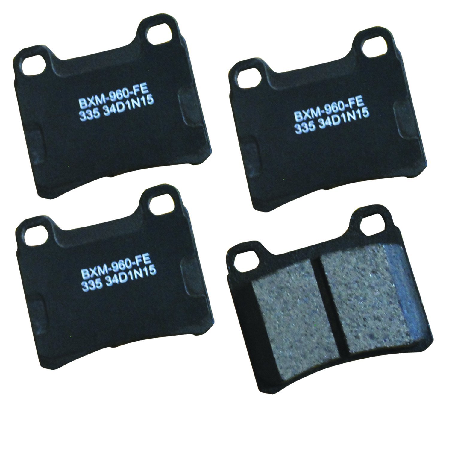 Bendix Premium SBM335 Semi-Metallic Rear Brake Pads for Select Models Mercedes-Benz 190D, 190E, 260E, 300CE, 300D, 300E, 300SL, C220, C280, E300