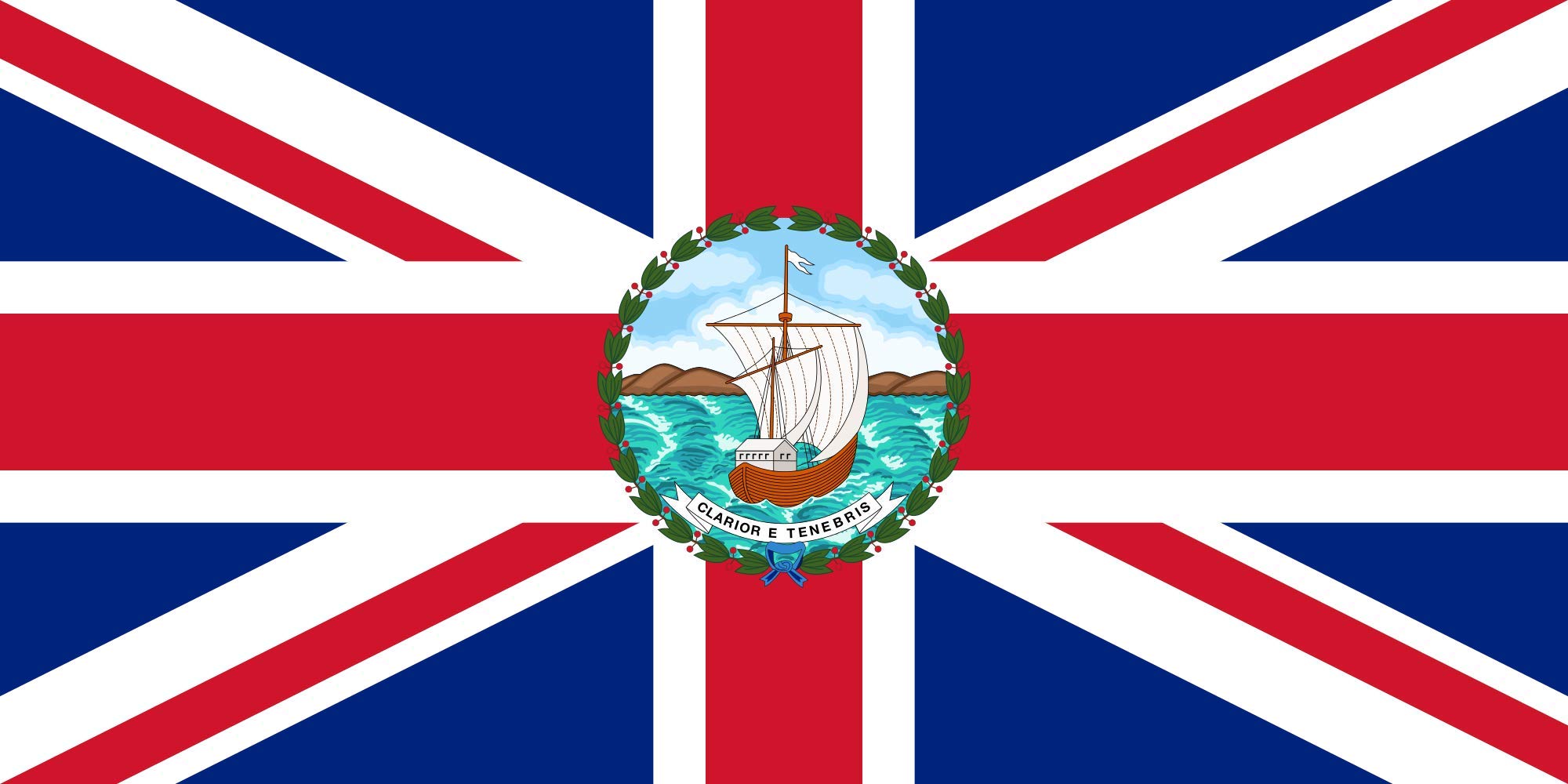 Drapeau historique Governor of Grenada 1967-1974 pavillon grand format extérieur