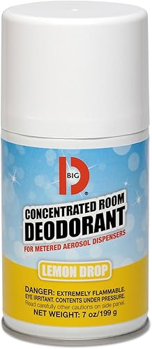 Desodorante concentrado para habitación, aroma a limón, aerosol de 7 onzas, 12caja