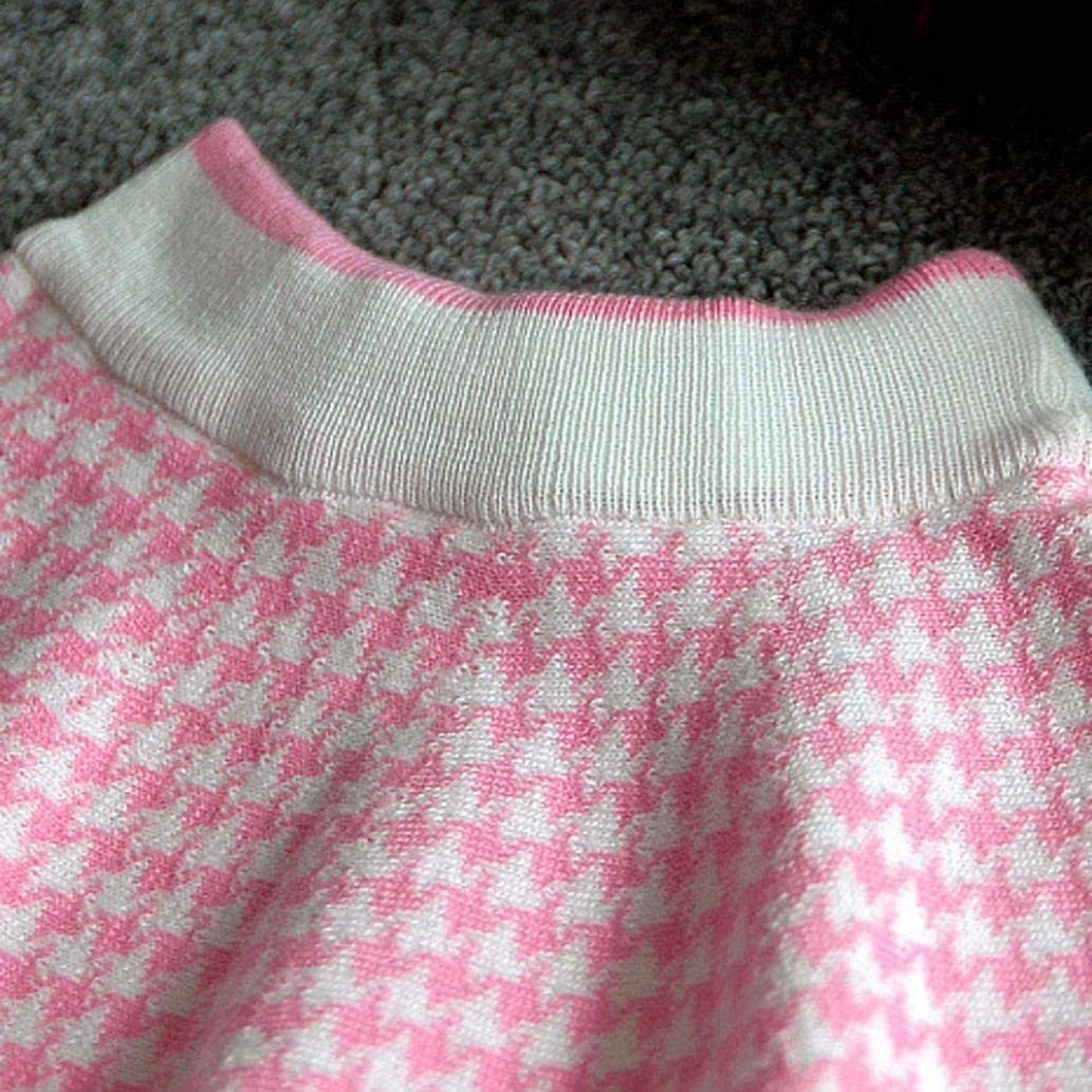 CM C&M WODRO Vestito da bambina Autunno Inverno Bambino Bambini Plaid Maglione Lavorato A Maglia Vestito Set Delle Ragazze Delle Neonate Cappotto