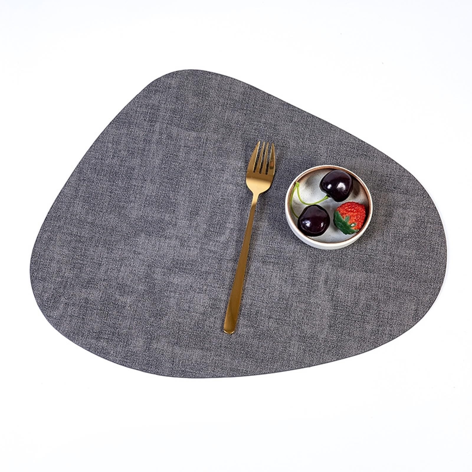Set de table cuisine et salle à manger gris noir 34x42,5cm pour sublimer vos repas en famille