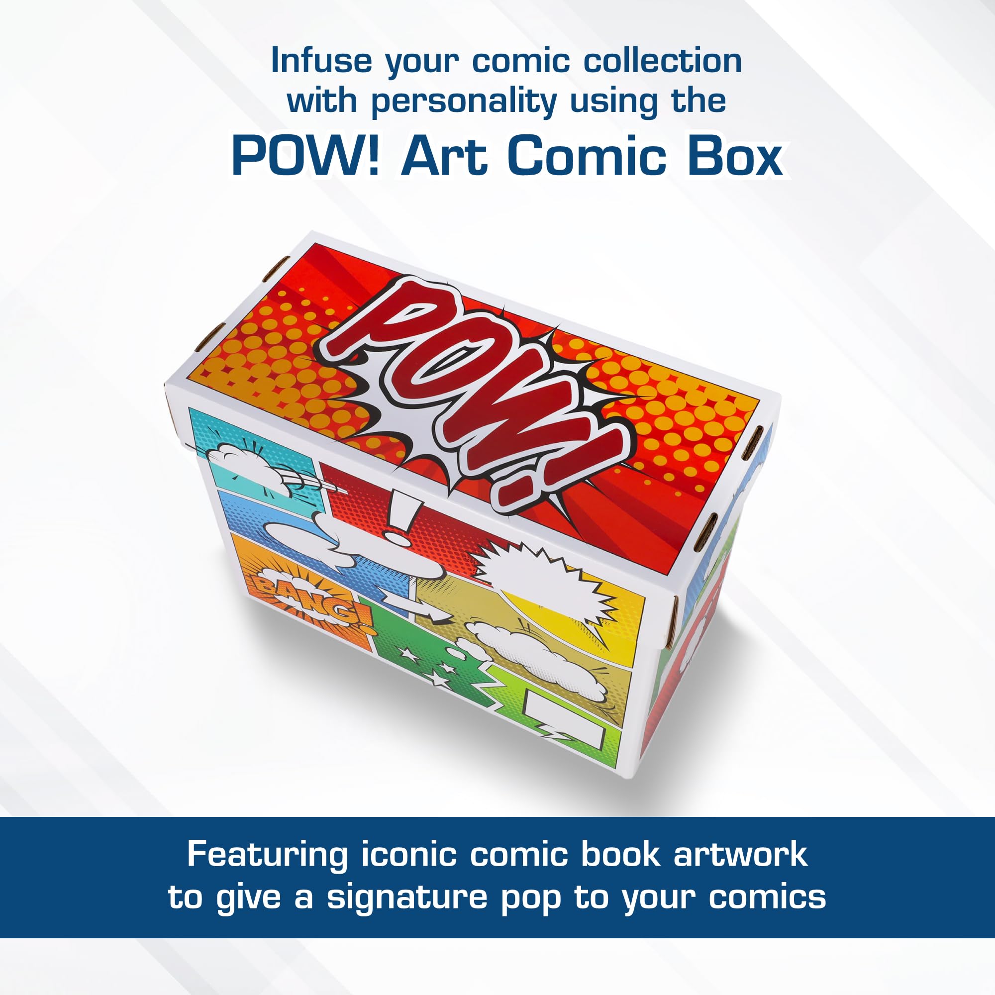 BCW Pow Artwork - Caja de cómics corta (2 unidades)