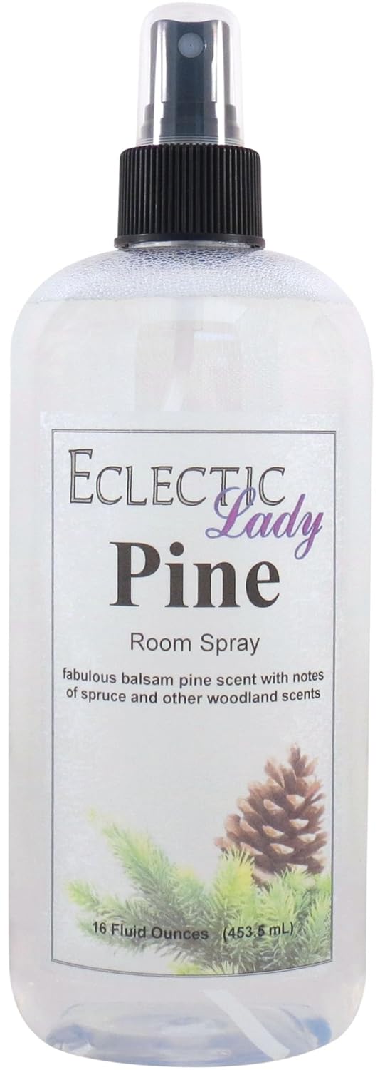 Pine Room Spray (Double Strength), 16 Ounces, No Artificial Colors, Parabens, or Preservatives - Fragrant Aromatic Room Mist For Home, Room, Office