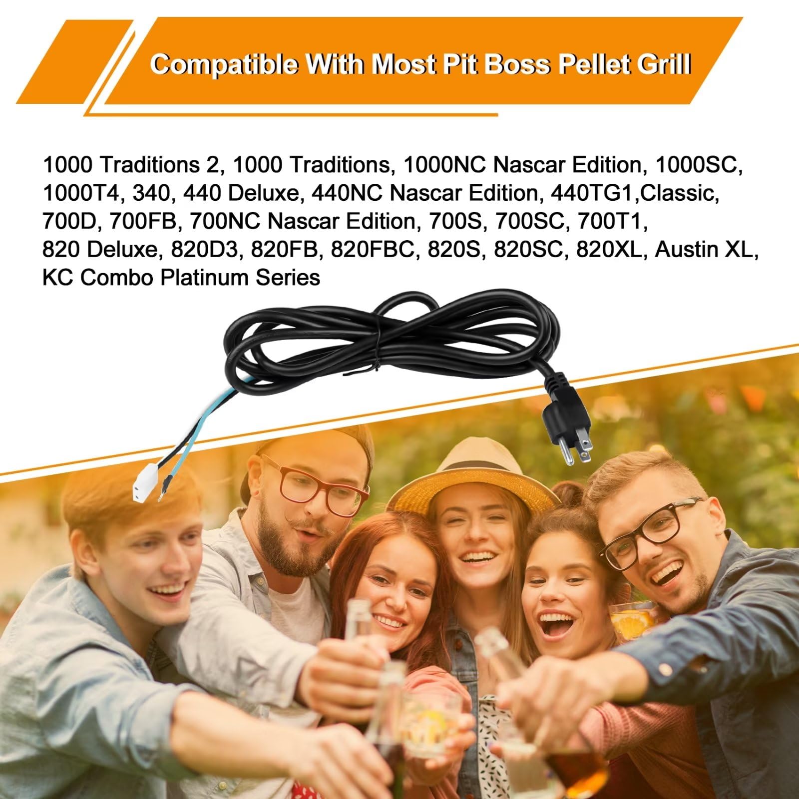 Traeger Grill Feet Power Cord Replacement For Pit Boss Traeger