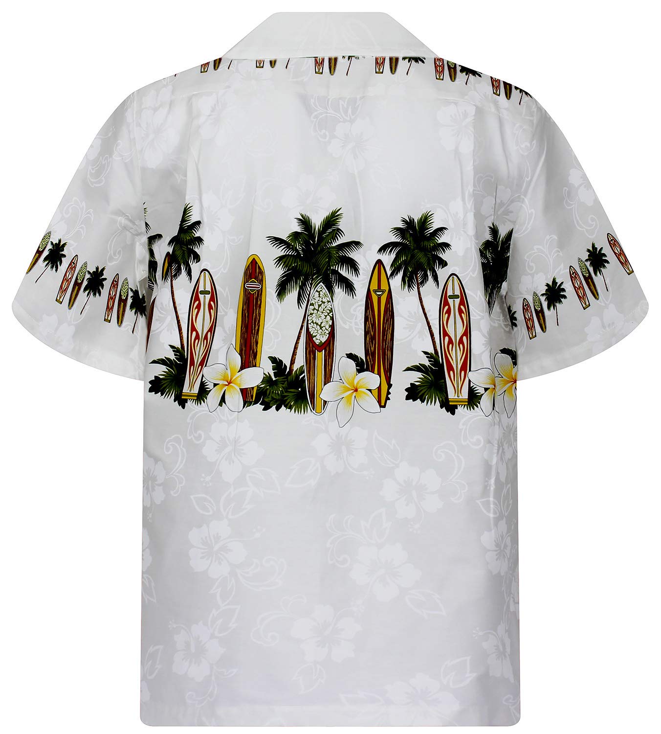 Pacific Legend Originale Camicia-Hawaiana Uomo Manica-Corta Elegante Classico Tavole Surf Automobili Tartarughe Unisex