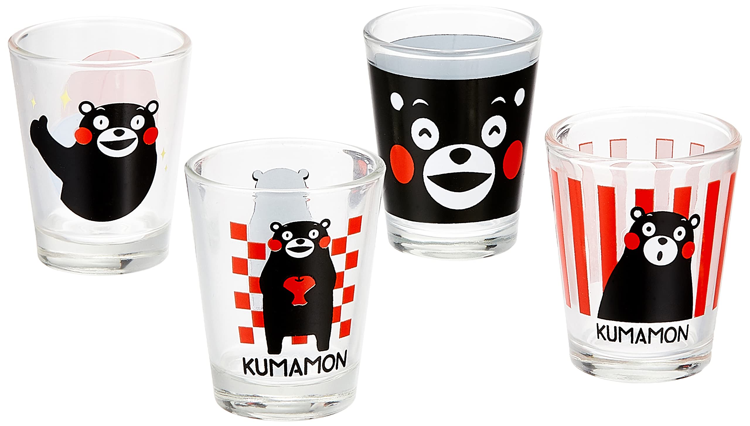 Amazon｜フォーカート くまモン ショットグラス(4個セット) 口径