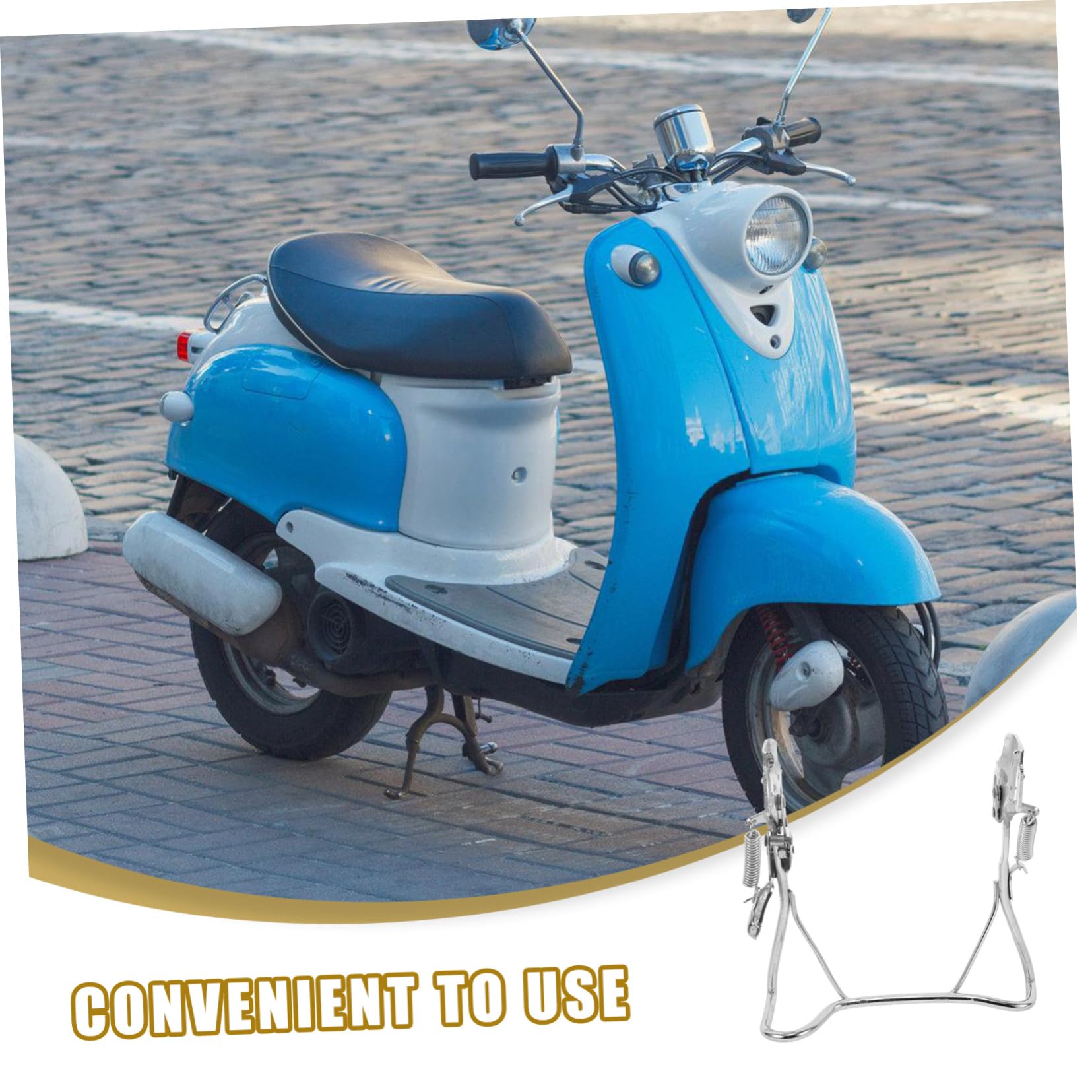 KOMBIUDA Béquille Double en Alliage D'aluminium pour Scooter Électrique Accessoire De Stationnement pour Pièces De