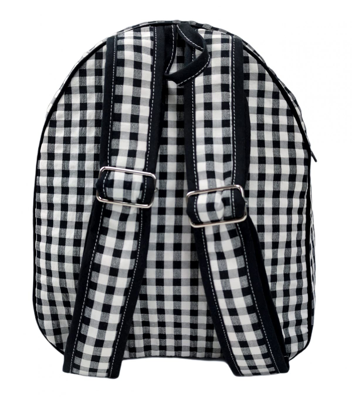 Zaino per bambini in tela - Zaino personalizzato per bebè – Zaino asilo con nome – Zaino scuola infantile ricamato – Lino&Vichy - Nenel (Beige)
