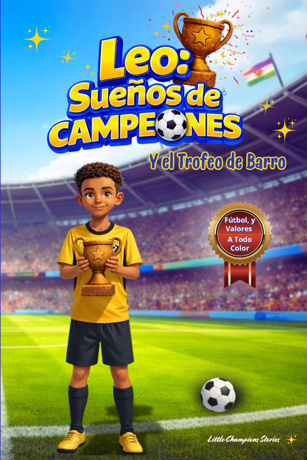 Leo: Sueños de Campeones y el Trofeo de Barro: Un libro de fútbol para niños ilustrado a todo color que enseña perseverancia, amistad y confianza en uno mismo dentro y fuera del campo. De 8 a 12 años