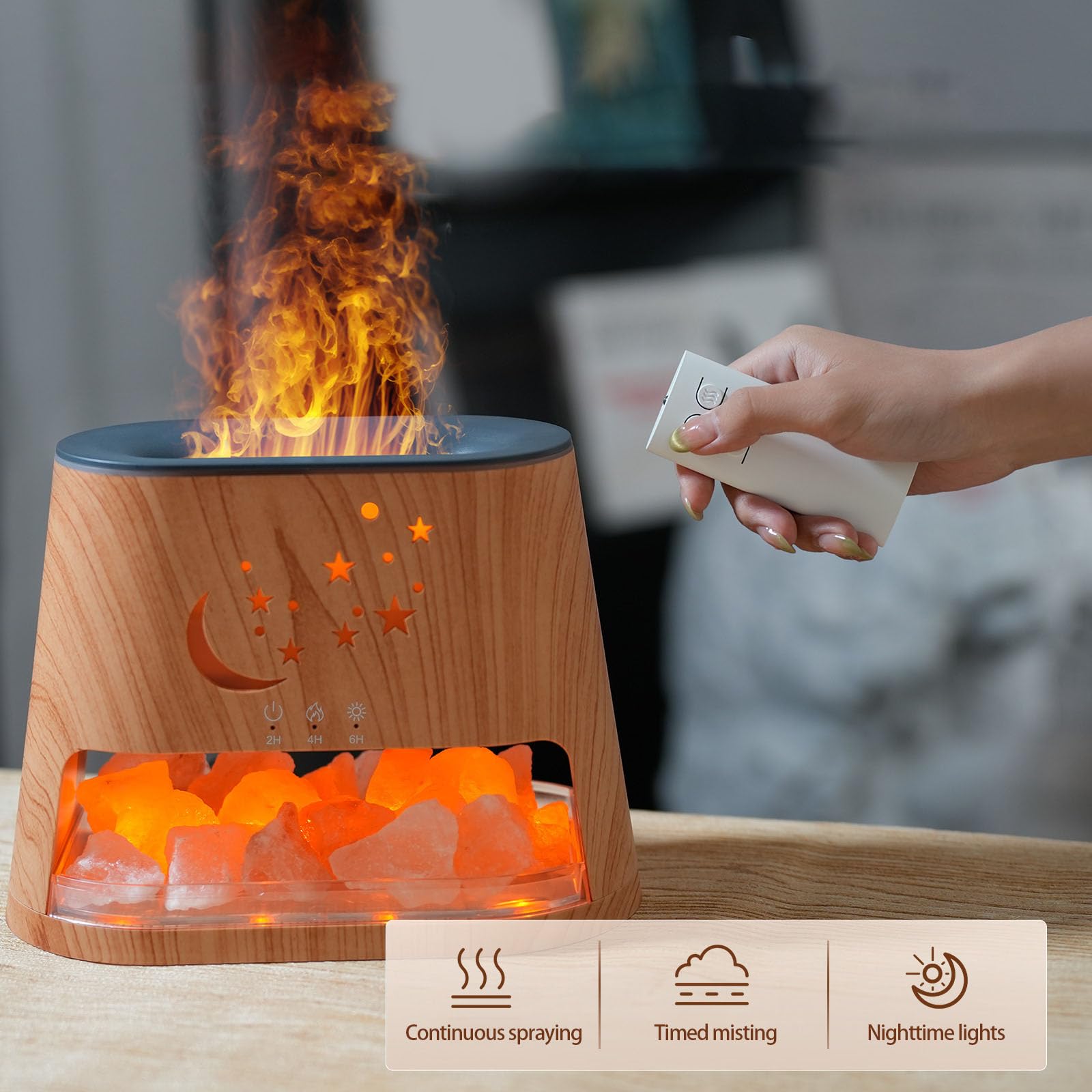 Difusor de aromas portátil con textura, pequeño difusor esencial, humidificador de aire para crear ambientes perfumados para el hogar, humidificador USB para el hogar