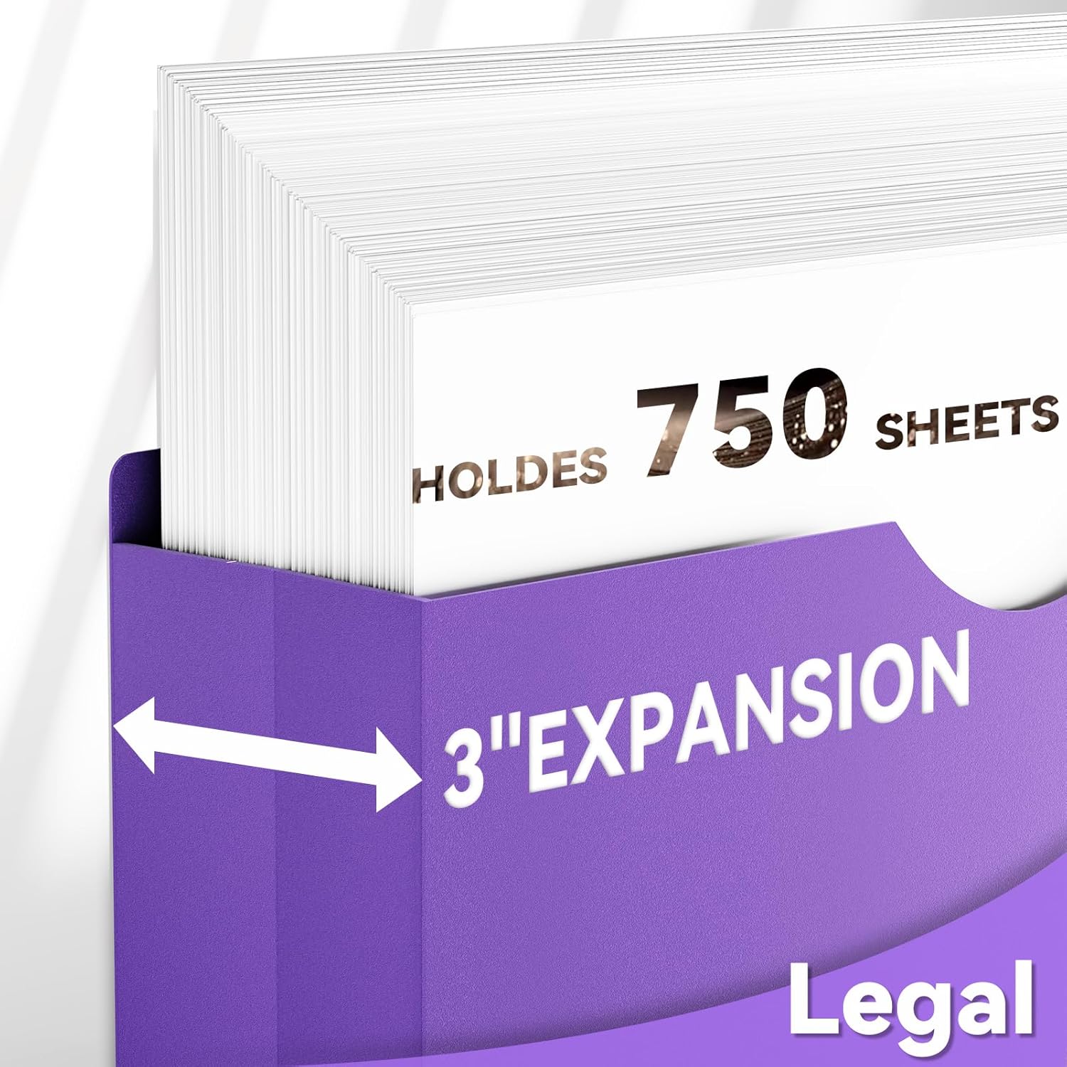 Plastic 3 Inch Expanding File Pocket Legal Size,12 Pack Reinforced Manilla Pocket Folders,Heavy Duty Expandable File Jacket for Documents,Accordion Folders with Straight Cut Tabs,Assorted Color