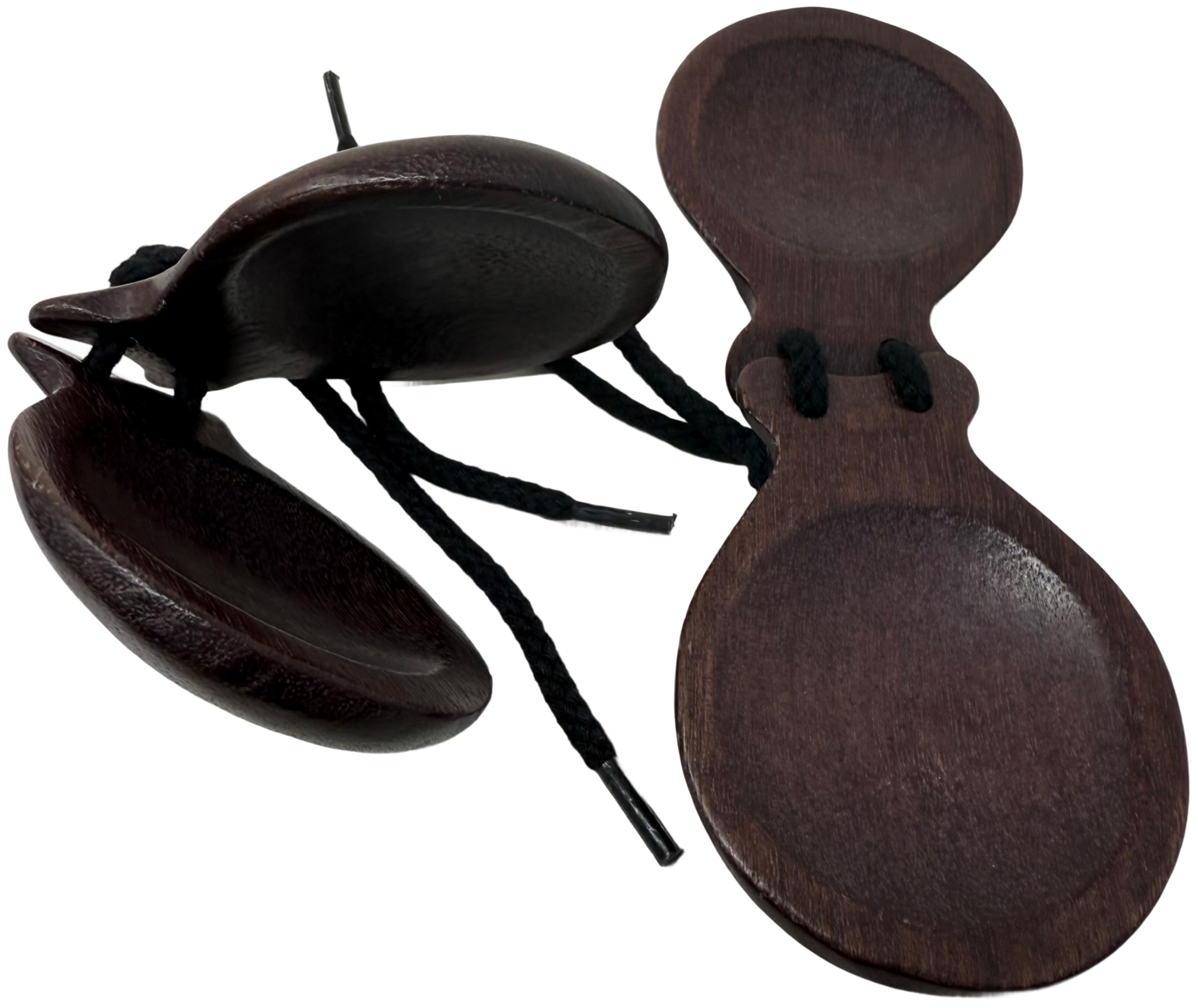 Castañuelas Jale 79-6 para Flamenco, Jotas y Danza Madera Palosanto Número 6 - Alta Resistencia y Ligereza - Hechas en España