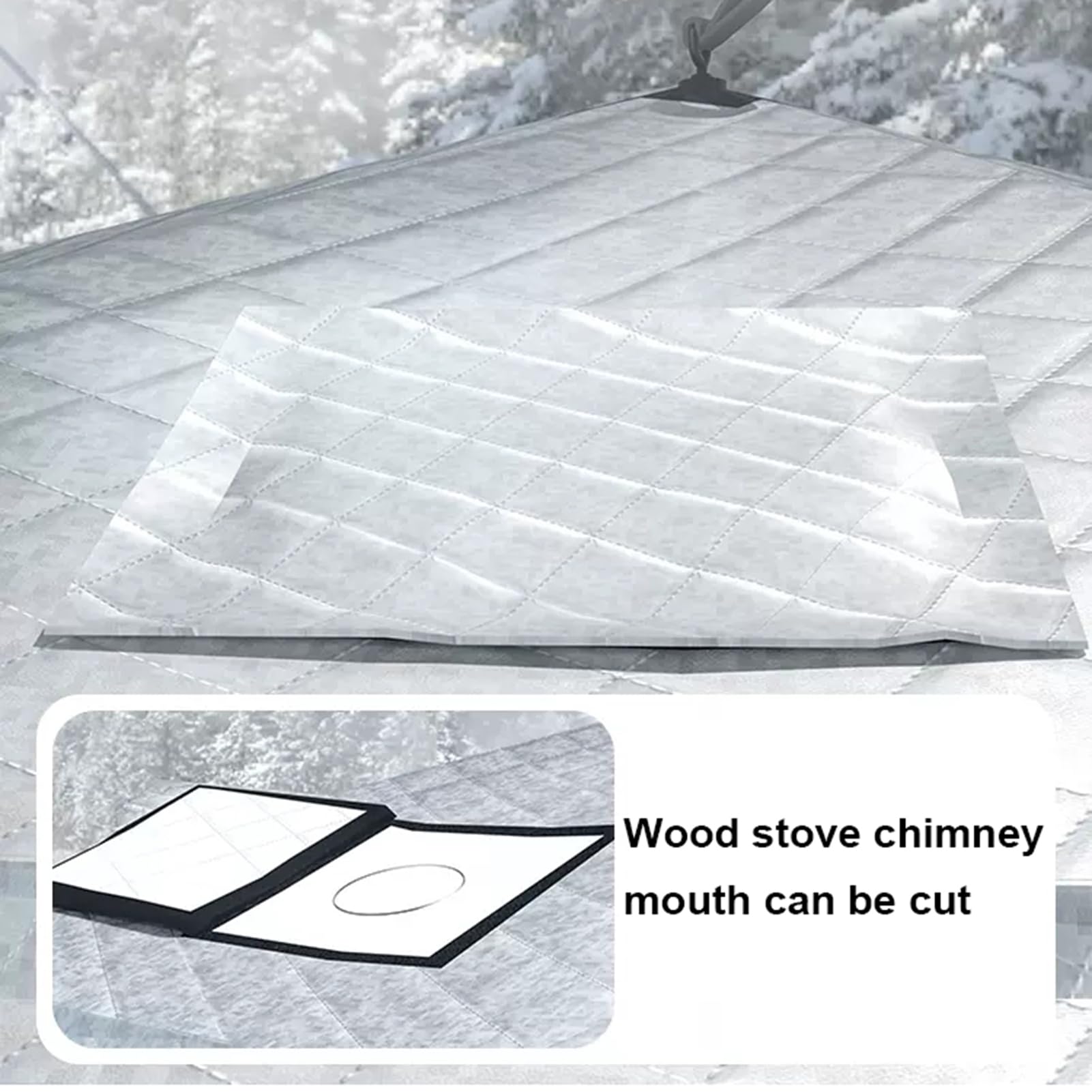 5-8 Person Pop-Up Ice Fishing Tent - Waterproof, 69.44 Sq Ft, 5.9 Ft Height, Portable Shelter With Carry Bag