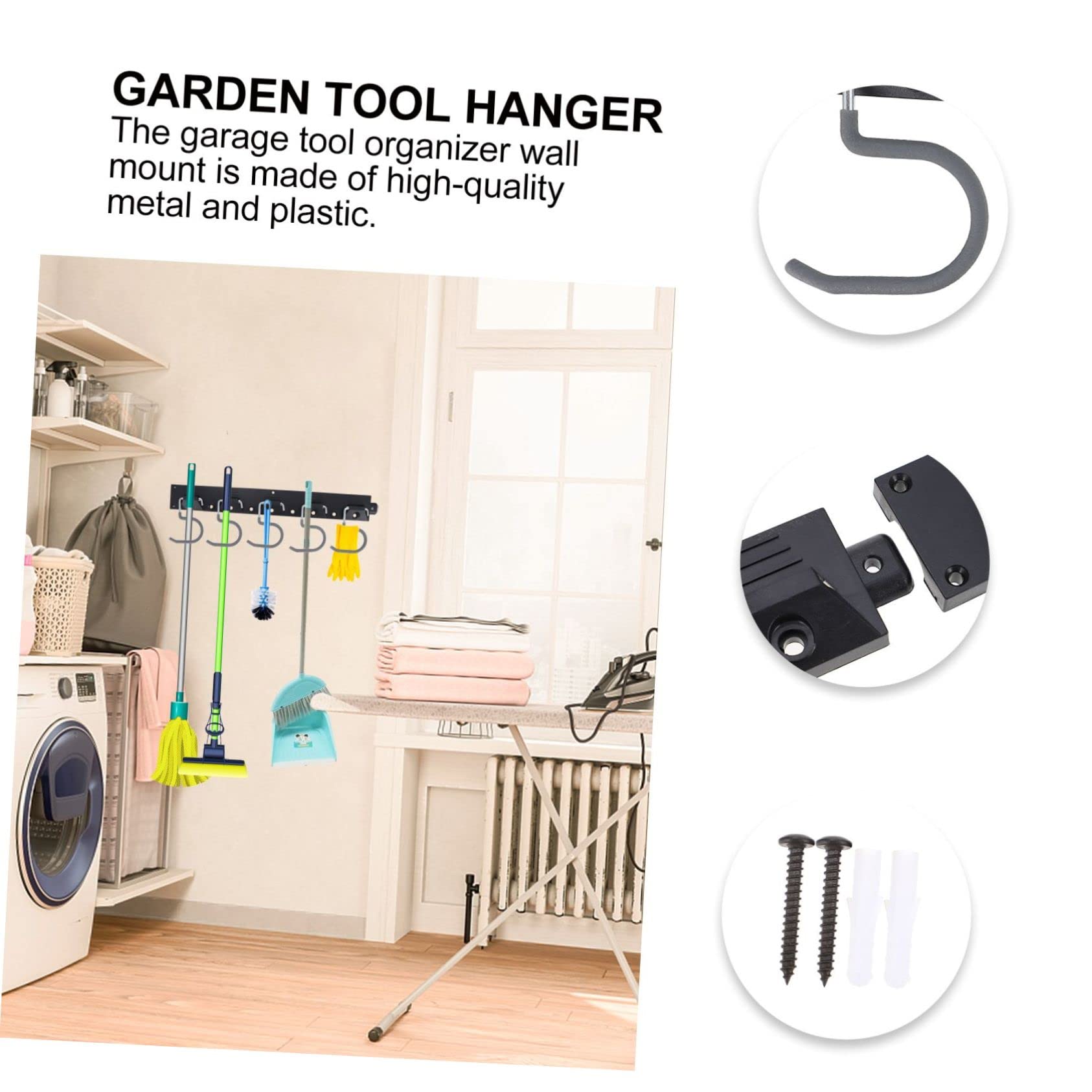 30 Federklemmen Aus Metall – Werkzeug-Halter Für Besen, Rechen, Mops & Mehr, Ordnung Für Garage & Keller