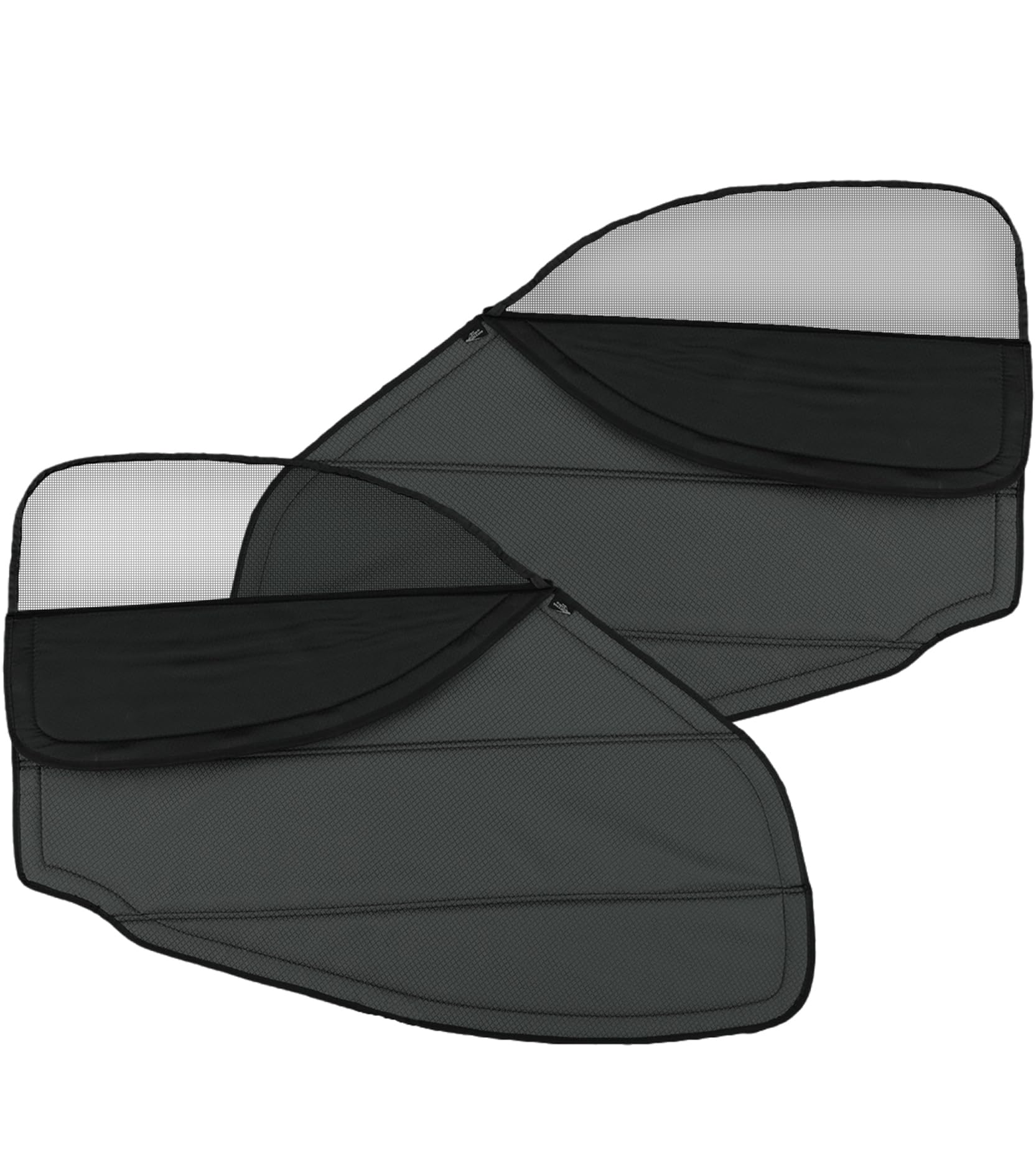 Photo 1 of Front Door Window Covers with Bug Screen (Pair) Design for Ram Promaster with Bare Metal Window Frame (2014-2023),Insulated Blackout Window Cover,Promaster Van Accessories,3 Season 3 season front door window cover(with bug screen)