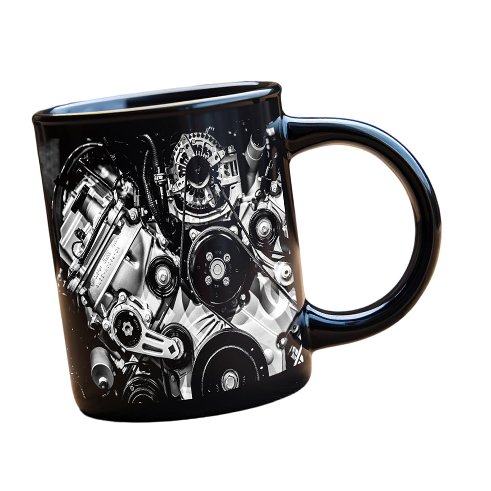 Malsse C Mechanical Engine Inspired Erami Coffee Mugs With Sturdy Heat Retention Ergonomi Handle Up For Home And Offices Use Engine Design Offee Up