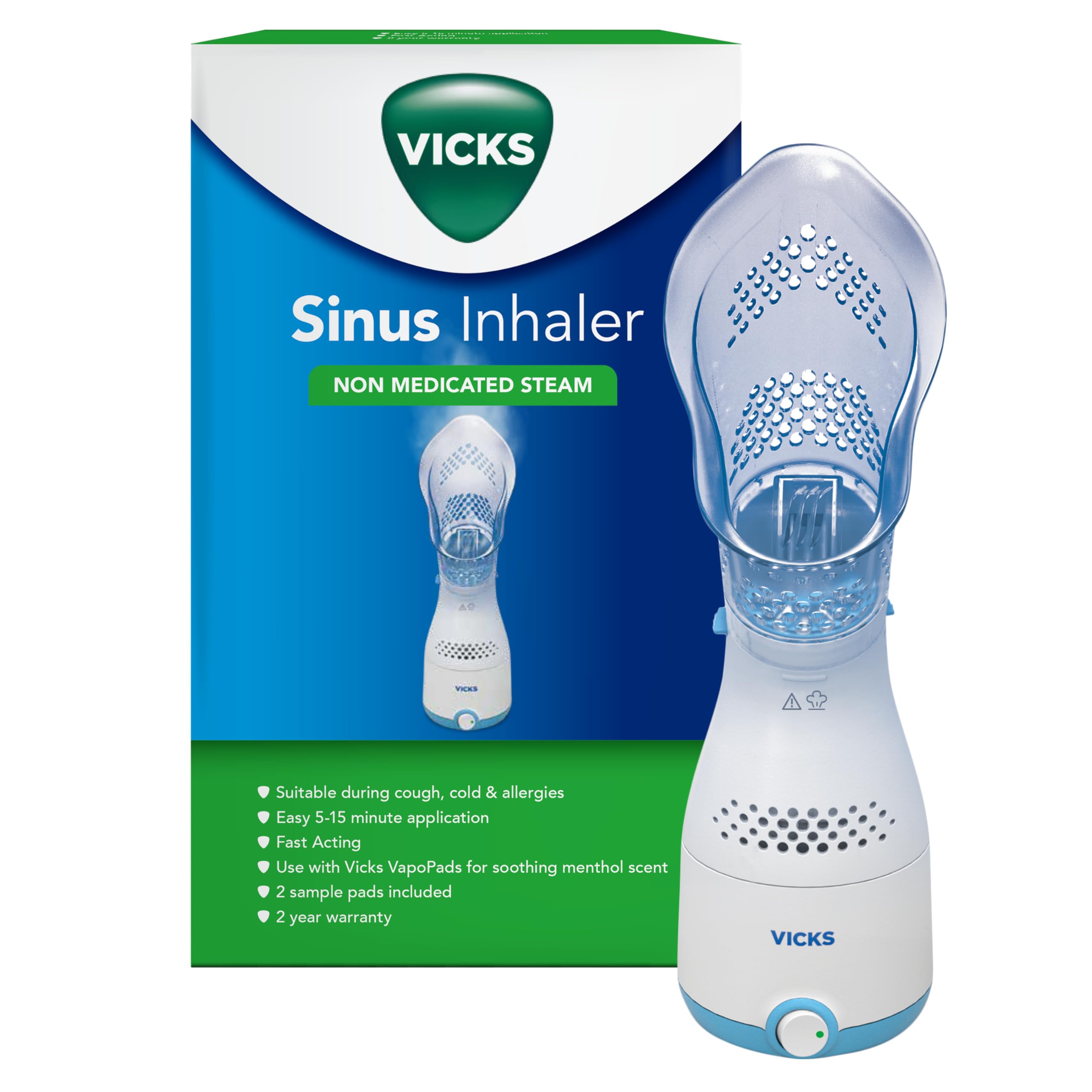 Vicks Sinus Inhaler, Steam therapy, Soothing Vicks Vapors : Amazon.com ...