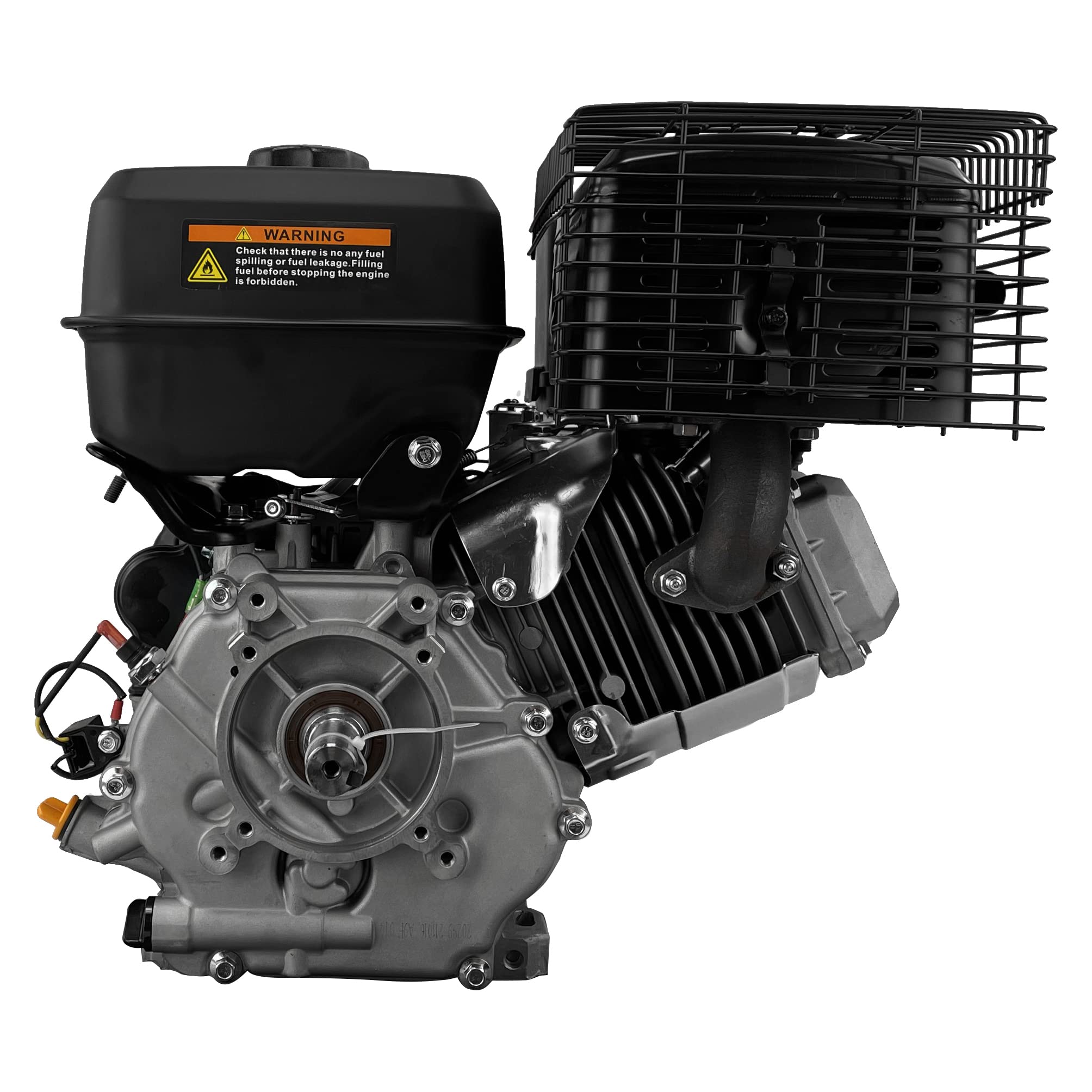 Loncin LC192F Moteur à essence 18 CV 459 cm³ Moteur de rechange, plaque vibrante, moteur à kart, moteur à essieu unique
