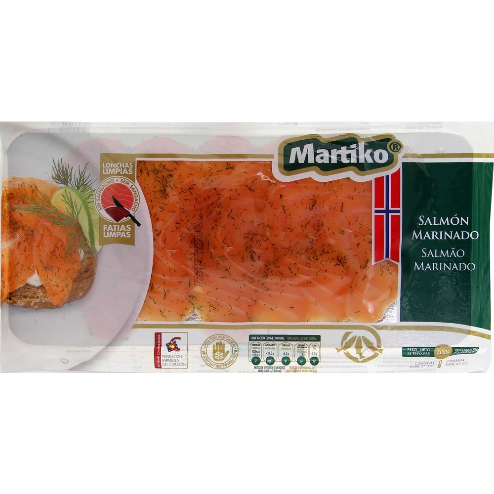 Martiko - Salmon Ahumado Marino, 200 g