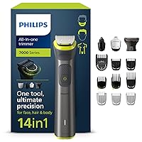 Rifinitore All-in-One Philips serie 7000, Multigroom 14 in 1 per viso